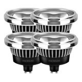 Lámpara Ar111 Dimerizable Pro Led Macro 11w Cálida Pack X4