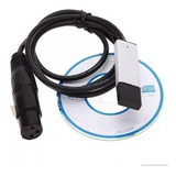 Adaptador Interfaz Usb A Dmx Dmx512 Led Lighting Xlr Cable