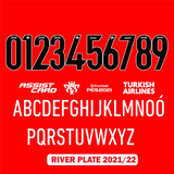 Tipografía River Plate 2021/2022 Y Vector Editable