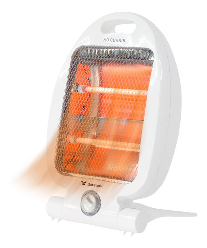 Calefactor Electrico 800 W 2 Niveles Calefaccion Color Blanco