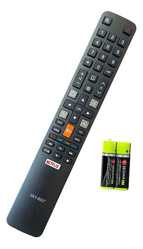 Controle Remoto Para Smart Tv Tcl 4k 32 40 43 49 50 55 E 60