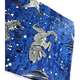 Papel Vinilo Autoadhesivo Dinosaurios Ideal Cuadernos Parede Color Azul