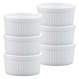 Moldes De Cocina Hic, Soufflé De Porcelana Blanca Fina, 3.5