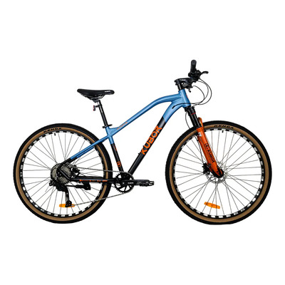 Bicicleta Octopus R29 9V Shimano Acera\u002FAltus con frenos hidráulicos | Potencia, estilo y control en cada pedaleo. Diseño azul\u002Fnegro\u002Fnaranja , cuadro de aluminio M, ideal para ciudad o montaña. | Meses sin interés
