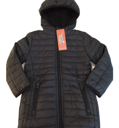 Campera Inflable Nena Impermeable Importada Capucha Y Polar 
