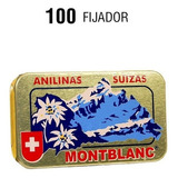 Pack 3 Anilinas Montblanc® Cajita Dorada Color 100. Fijador Pack 3