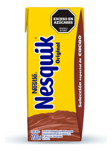 Chocolatada Nesquik Original 200ml 
