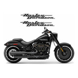Emblemas Adesivos Compatível Tanque Harley Davidson Ha007 Cor Harley Davidson Legendary  Tanque