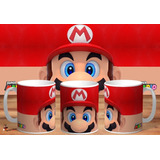 Taza De Ceramica Super Mario Bros 3d 4k Art