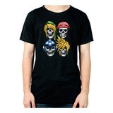 Remera Calaveras Zelda Mario Megaman Cloud  570 Dtg Minos