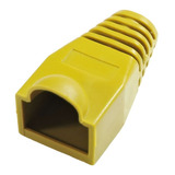 Capa Protetora Borracha P/ Rj45 Tipo Boot Amarelo Pct 50 Pçs