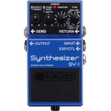 Pedal De Efeito Boss Synthesizer Sy-1 Azul