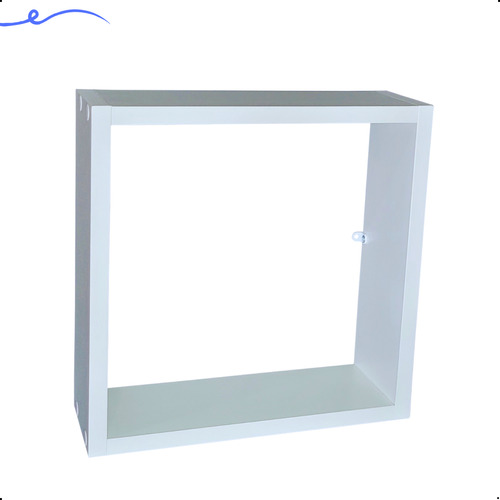 Nicho Quadrado Mdf Branco Sala Banheiro Quarto 30x30x10