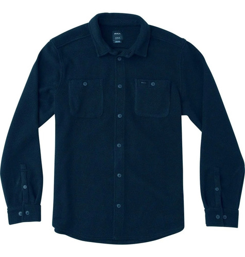 Camisa Polar Rvca Uplift Fleece Button-up Shirt