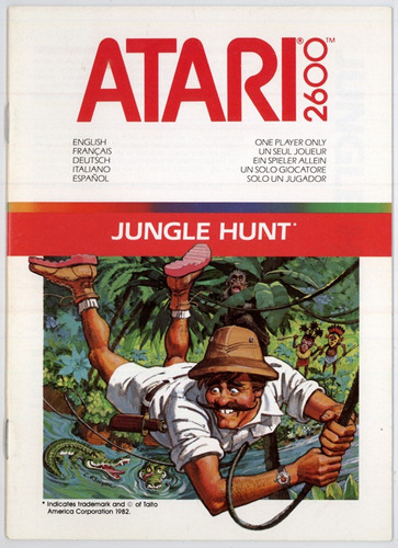 Instructivo Juego Jungle Hunt Atari