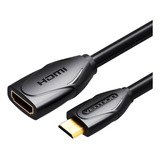 Cable Adaptador Mini Hdmi Macho A Hdmi Hembra Vention De 1 M