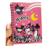 Anotador Mini Cuaderno Kuromi Arios Modelos Kawaii