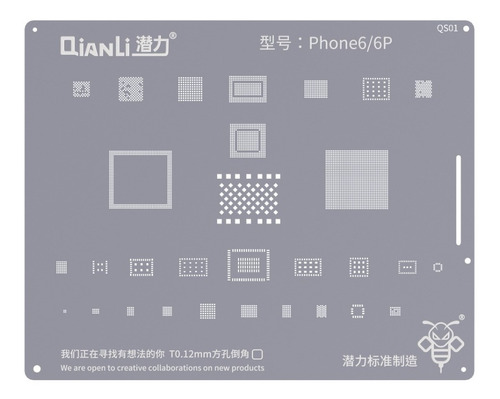 Stencil Reballing iPhone 6 6 Plus Cpu Ic Qianli Qs01