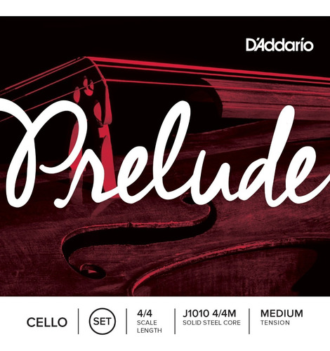 Encordado Cello Daddario Prelude J1010 4/4m