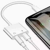 Cabo Adaptador Carregador + Fone P2 Compatível iPhone 13 14 