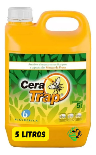 Atrativo Líquido Ceratrap Mosca Das Fruta 5l Mata Mosca Bio