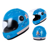 Casco Cerrado Infantil Little Mermaid Con Mica Transparente