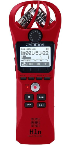 Grabadora Portatil Zoom H1r Rojo/estéreo/hasta 32g Micro Sd