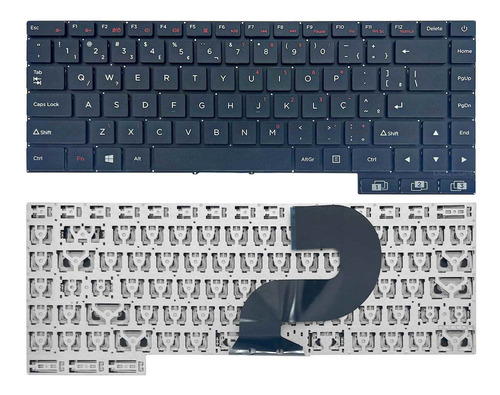 Teclado Para Notebook Positivo Master N1240 - Ver Foto