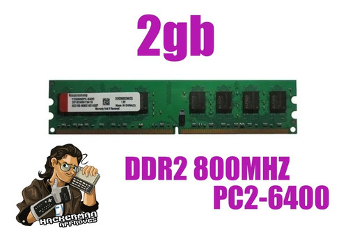 Memoria Ram Ddr2 800mhz 2gb Pc2-6400 Yongxinsheng