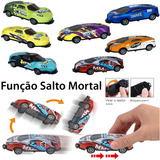 Kit 4un Carrinho Fricção Impact Car Bate Vira Mortal Flip Ar