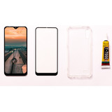 Tela Frontal Touch Compatível LG K22 + Cola + Case+ Película