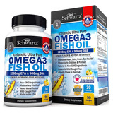 Aceite De Pescado Omega 3 3000mg Eructo Menos Epa 1200mg Dha