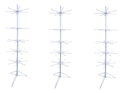 3 Exhibidores Giratorios, 3 Arañas De Piso