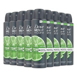 Kit Desodorante Aerosol Dove Men Limão 150ml - 9 Unidades