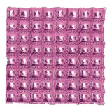 Pared Tipo Panel Globos Inflables 4d Cuadros 2.22mt X 1.42mt Color Rosa Claro