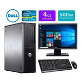 Desktop Barato Dell Optiplex Int C2duo 4gb Ddr3 500gb Mon17w