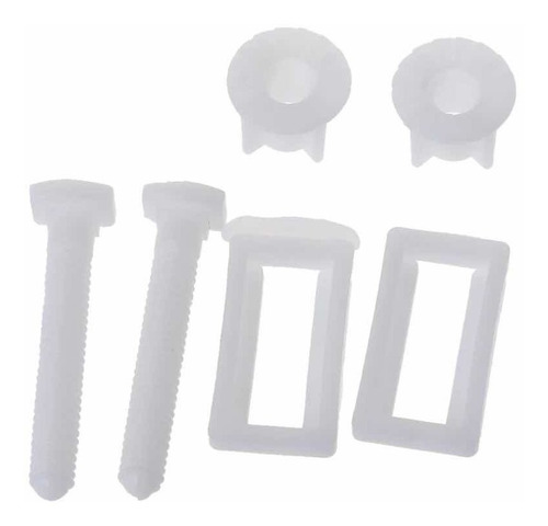 Tornillos Para Asiento De Inodoro Tipo One-piece (1 Par)