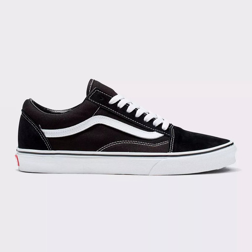 Tênis Cano Baixo Tradicional Old Skool Skate Black Pewter Or