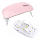 Mini Lampara Uv/led Para Uñas Gel Esmalte Semi Permanente