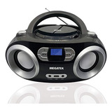 Megatek Cb-m25bt Reproductor De Cd Portátil Boombox Con Radi