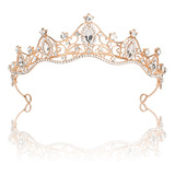 Reina Corona Cristales Princesa Tiara Para Novia, Cumpleaños