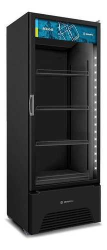 Expositor Vertical Metalfrio Optima 572l 1 Porta Preto 220v