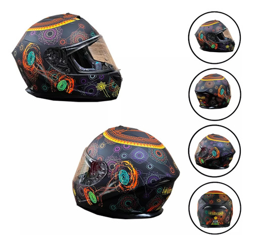 Casco Cerrado Certificado Dot Single Visor 