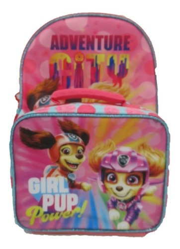 Pack Escolar Mochila + Lonchera Paw Patrol Skye - Intek