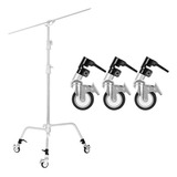 Juego De Ruedas Grandes Castors Casters Professional, 3 Unid