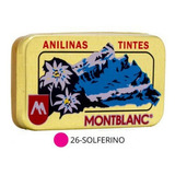 Pack 3 Anilinas Montblanc® Cajita Dorada Color 26. Solferino Pack 3