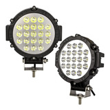 X2 Luces Focos Neblineros Led 63w Blanco Expansion Auto Moto