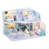 Juego De Muebles Diy House En Miniatura De Madera Con Forma