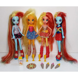 Lote Muñecas Equestria Girls - My Little Pony Con Comidita