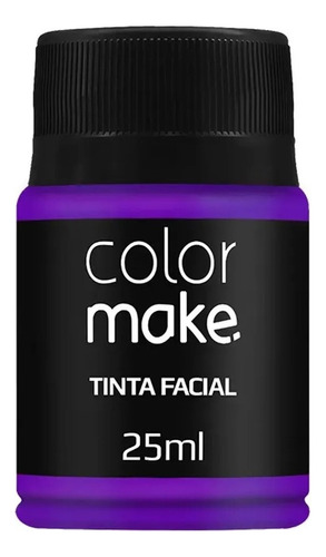 Tinta Facial Liquida 25ml Roxo Color Make